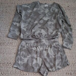 PINK rose Camo Lounge Set